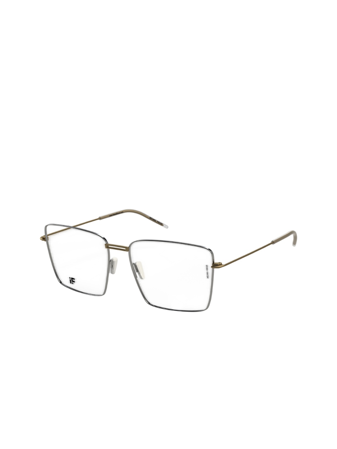 

INTENSE FOCUS Men Square Sunglasses, Transparent