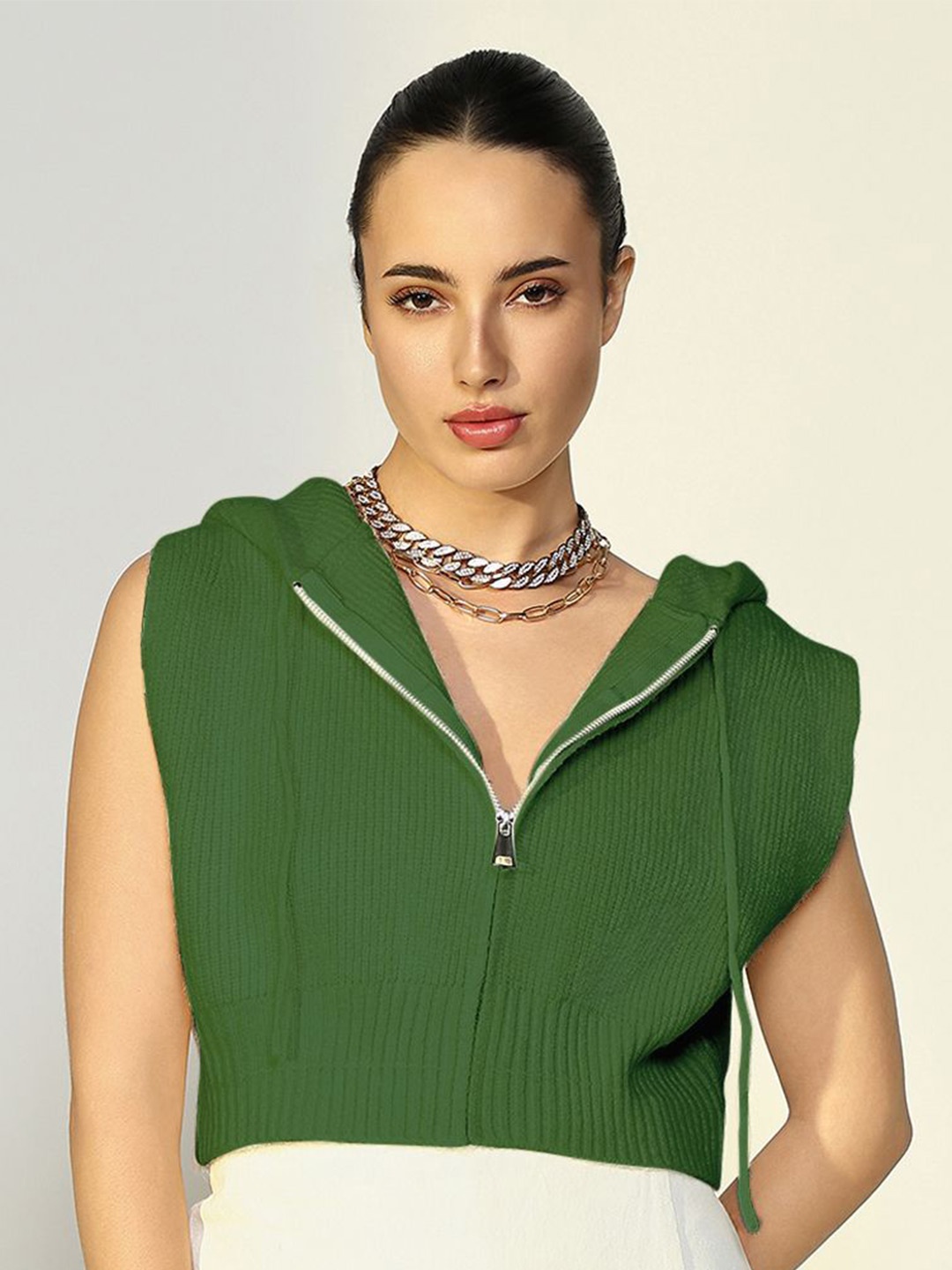 

SHOWOFF Hooded Top, Green