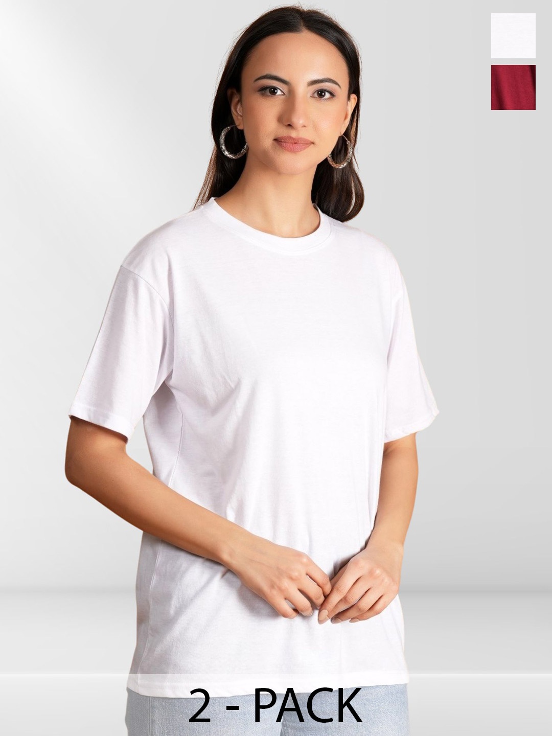

NEYSA Women Typography 2 Printed T-shirt, Multi