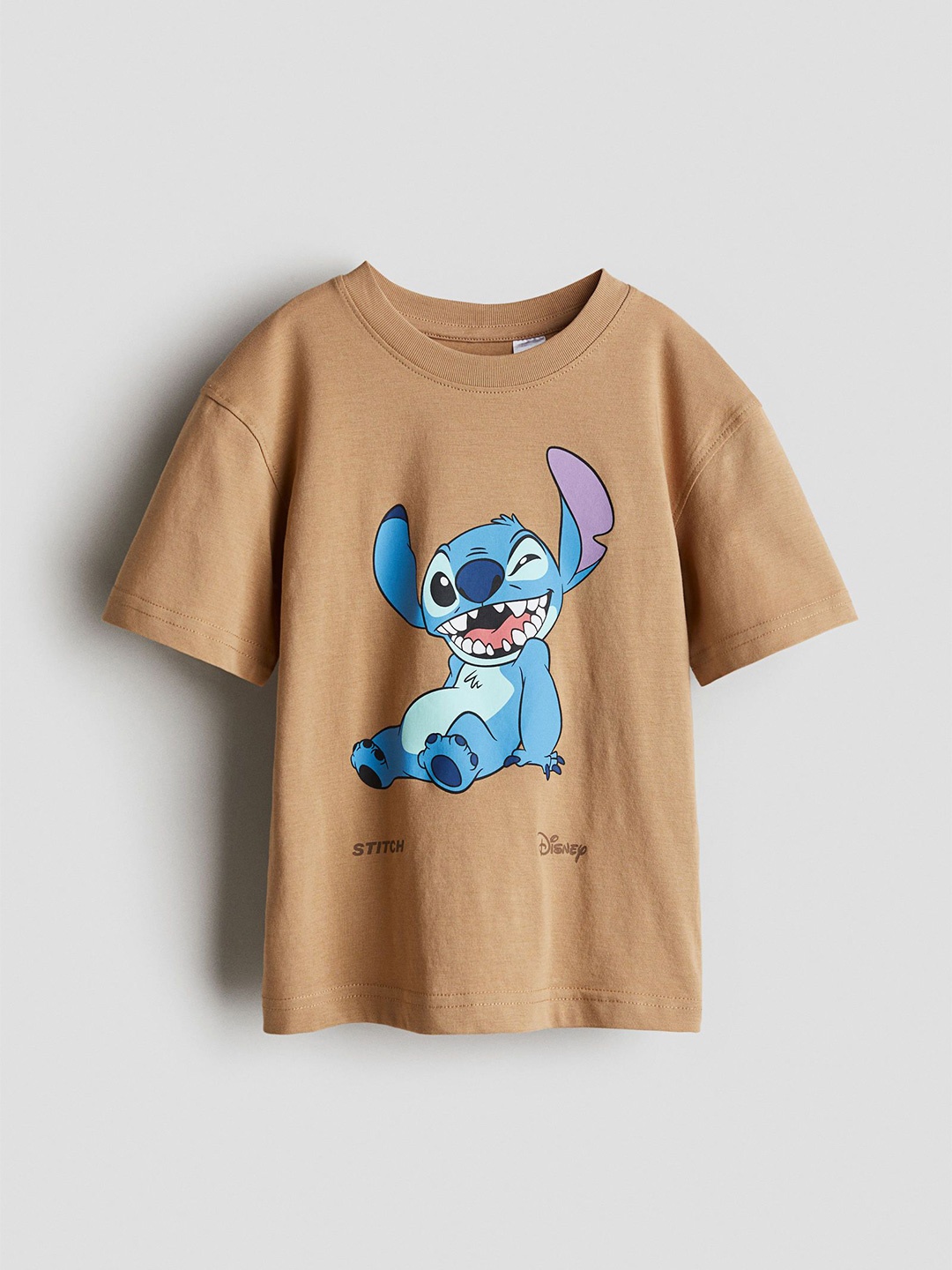 

H&M Printed T-Shirt, Beige
