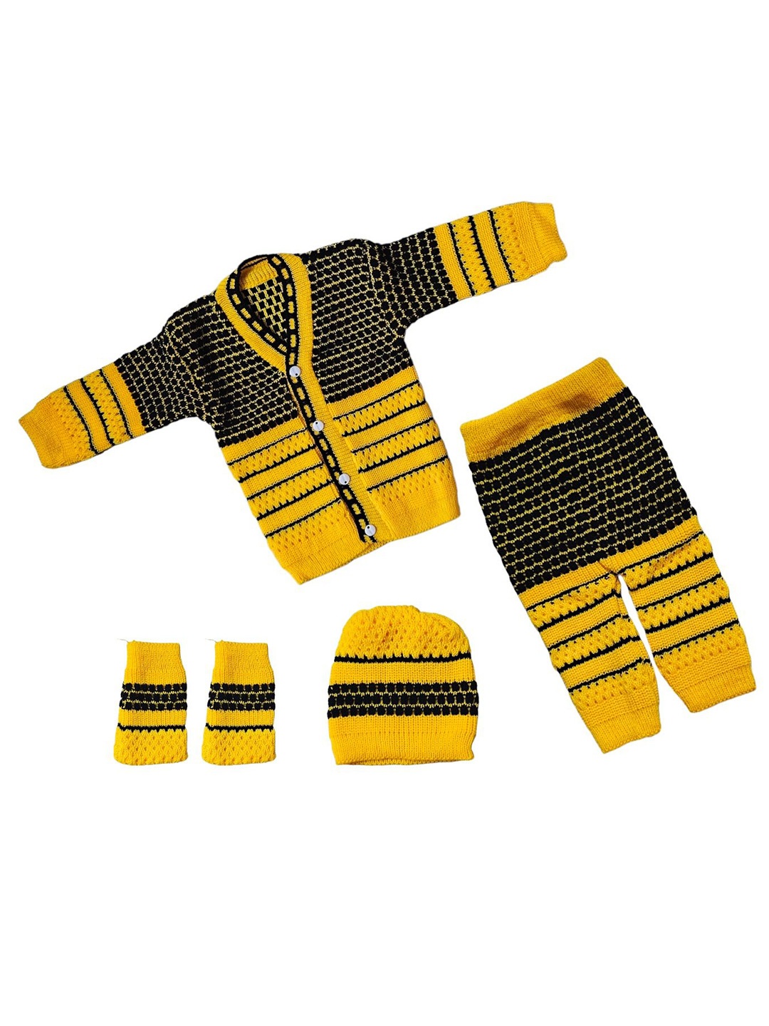 

The Creators Infants Striped Baby Apparel Gift Set, Yellow