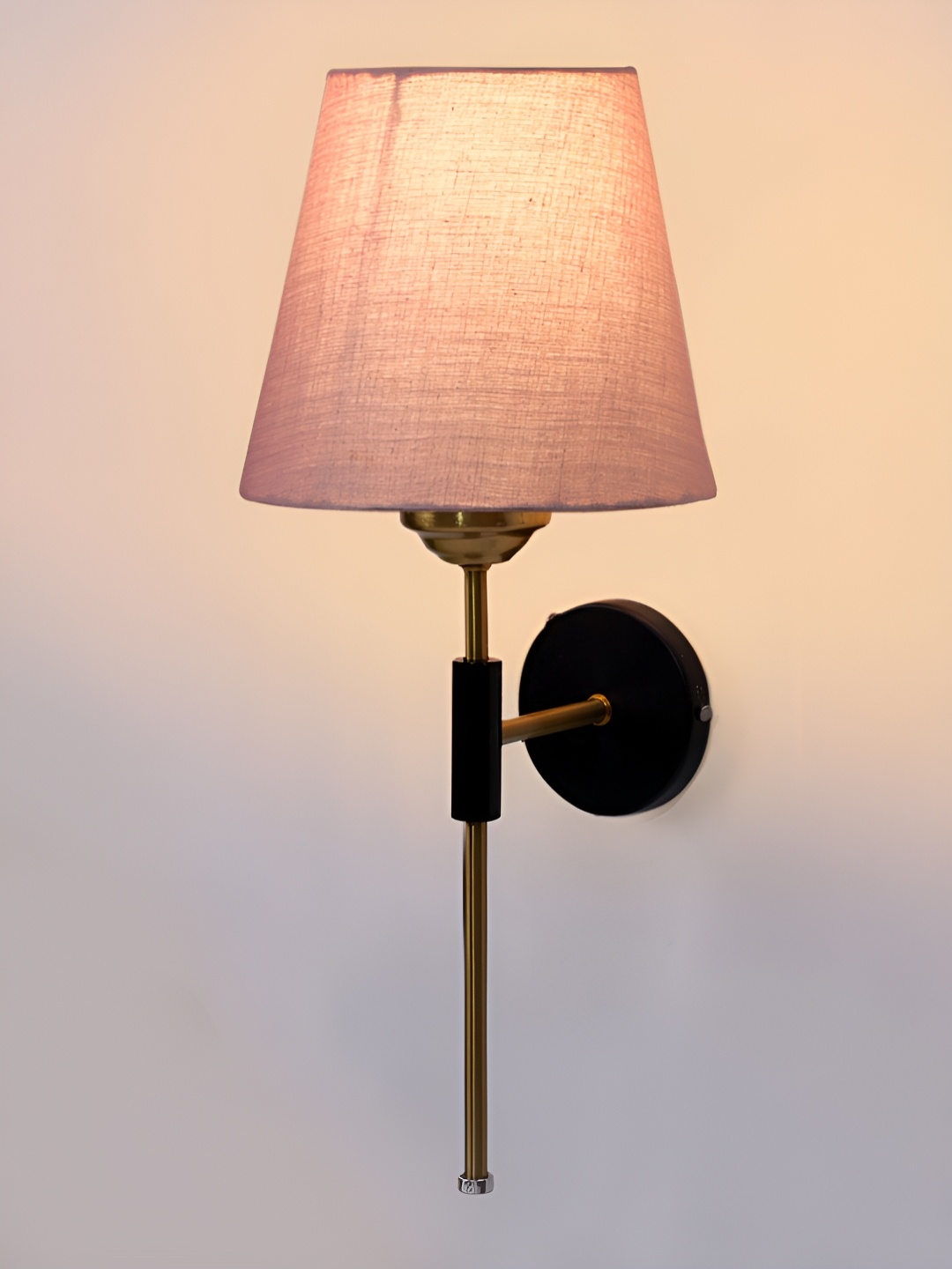 

Devansh Grey & White Metal Traditional Frustum Shaped Wall Lamp