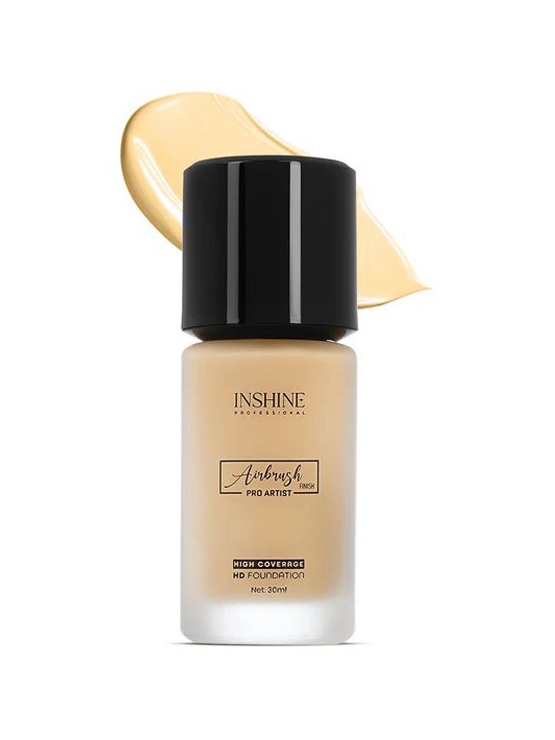 

Inshine Airbrush Finish Pro Artist High Coverage HD Foundation - 30 ml Warm Nude 802, Beige