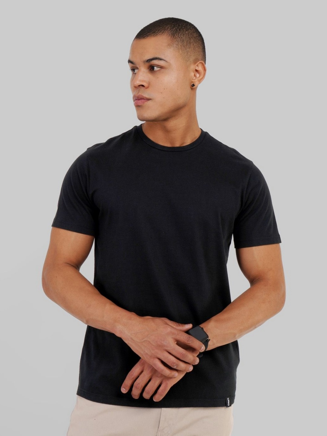 

Underrated Club Men Bio Finish T-Shirt, Black