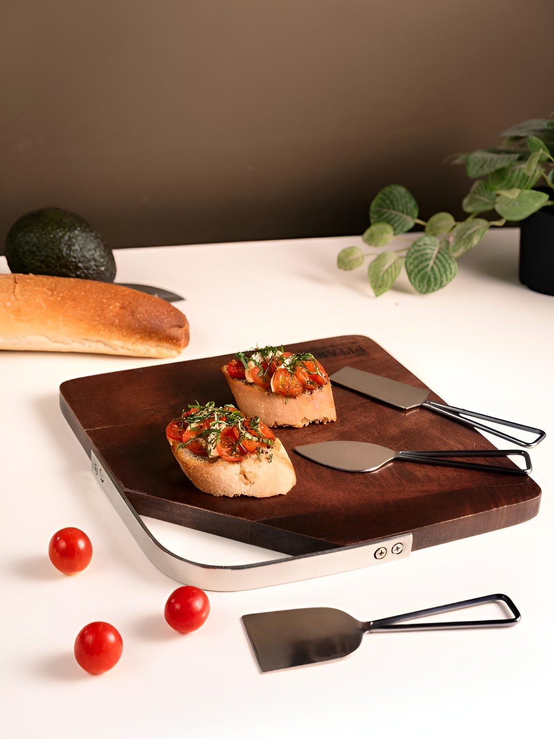 

The Pitara Project Brown 2024 Wood 1 Pieces Food Platter