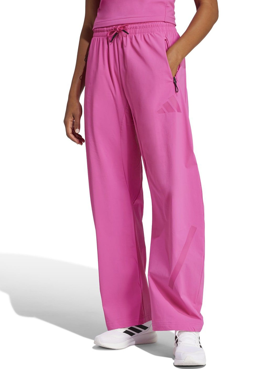 

ADIDAS Z.N.E. Women Relaxed Fit Mid Rise Track Pants, Pink