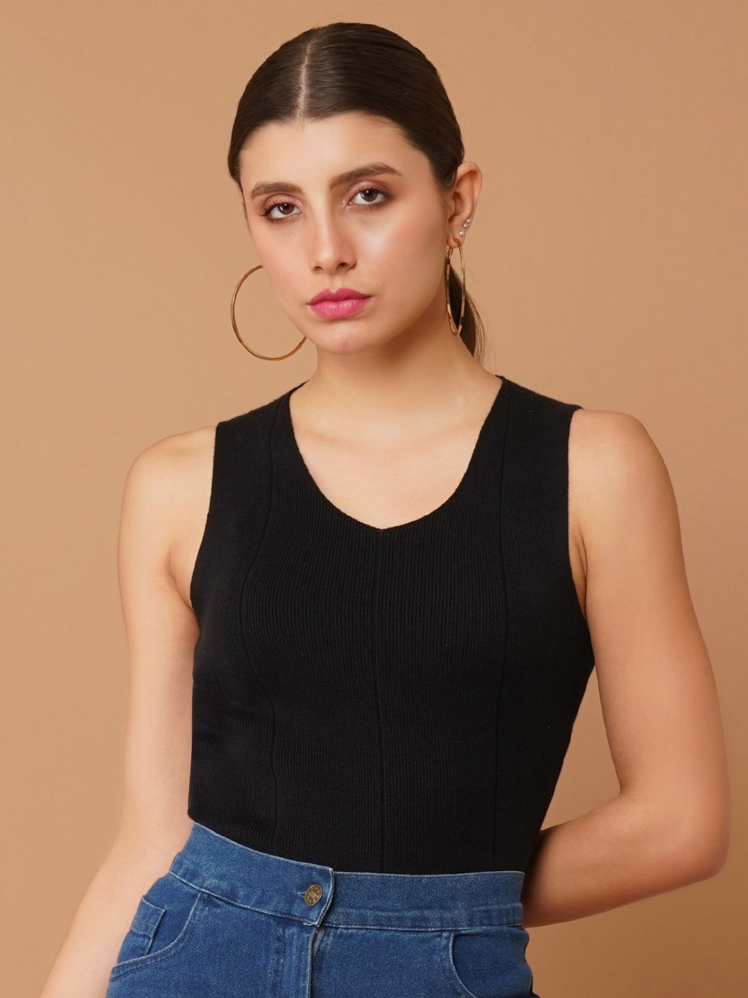 

Chemistry Cotton Top, Black