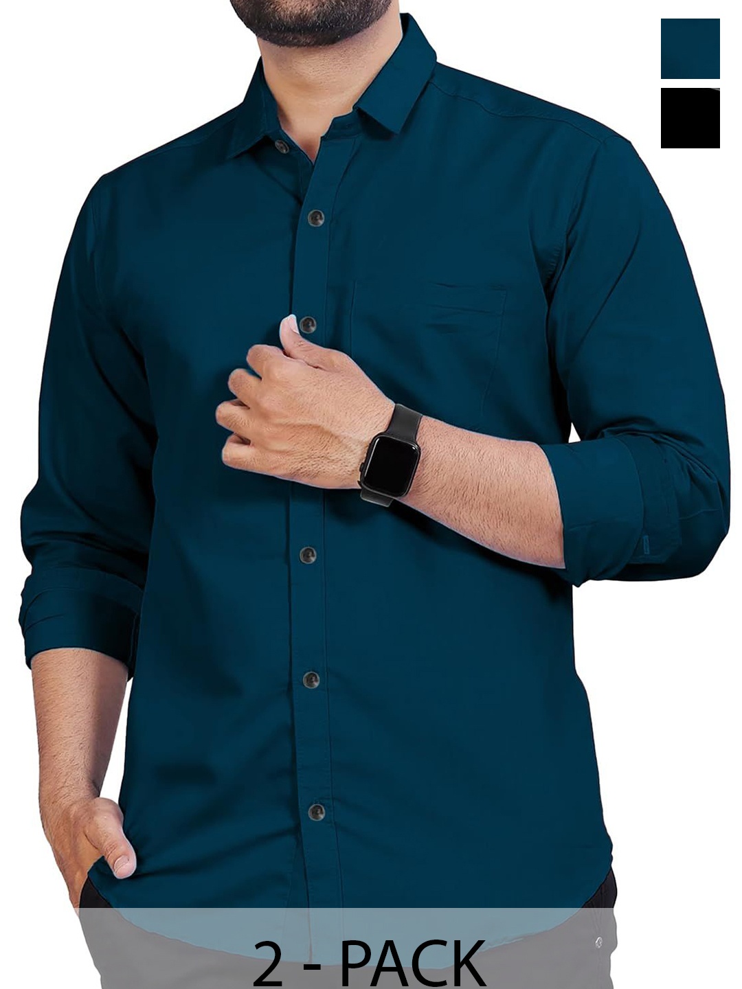 

Vida Loca Men Slim Fit Opaque Casual Shirt, Nude