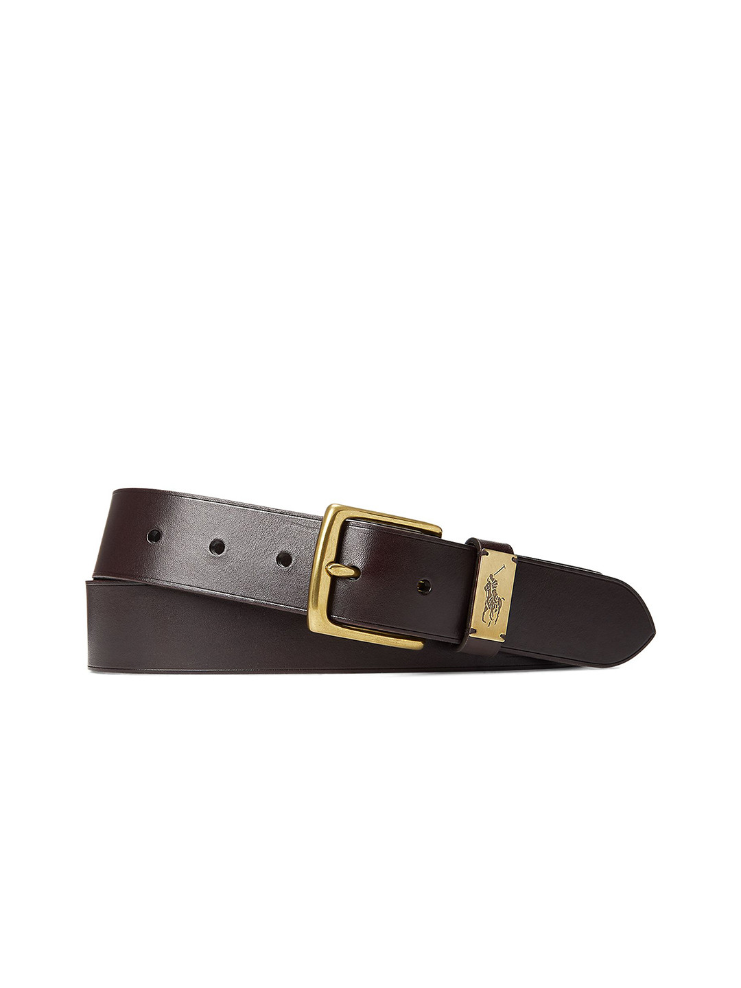 

Polo Ralph Lauren Men Pony-Plaque Leather Belt, Brown