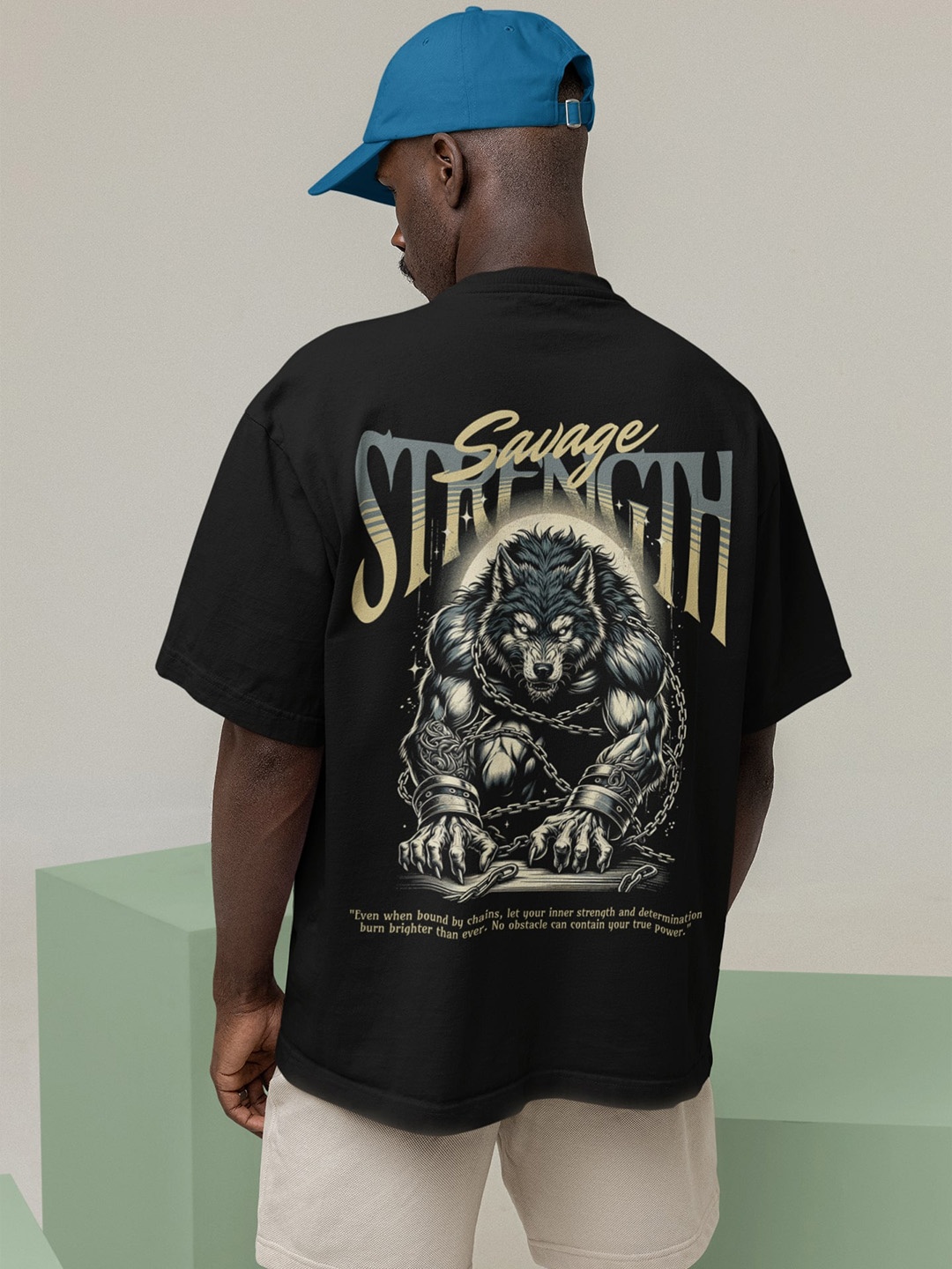 

Edyssa Men Printed T-shirt, Black