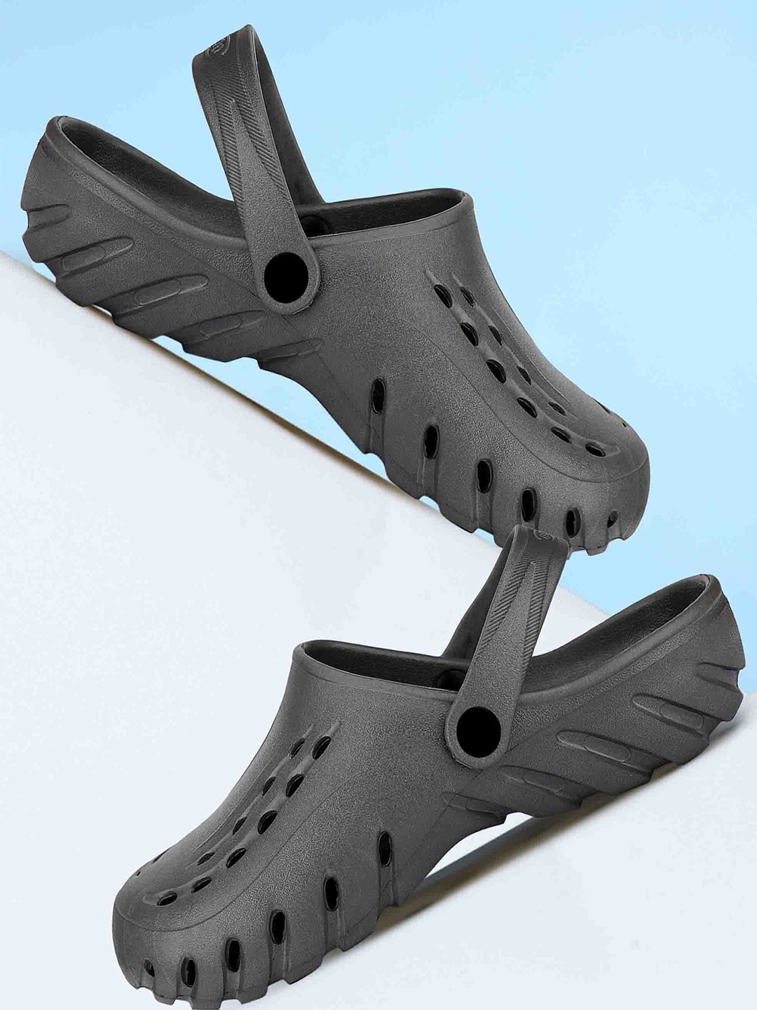 

BERSACHE Men Clogs, Black