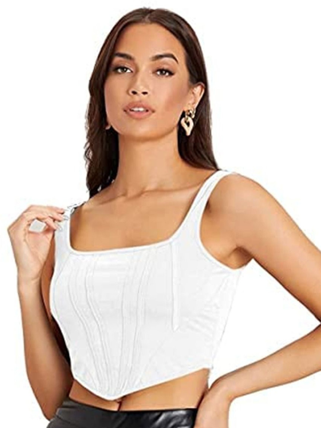 

Projas Crop Top, White