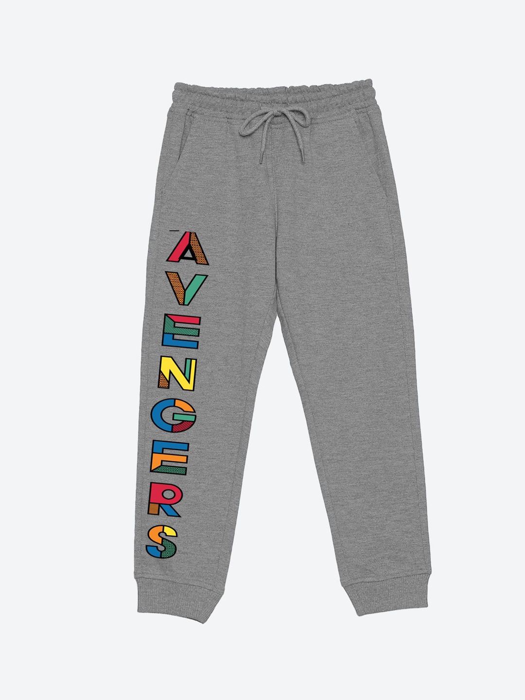 

Wear Your Mind Boys Printed Mid-Rise Joggers, Grey