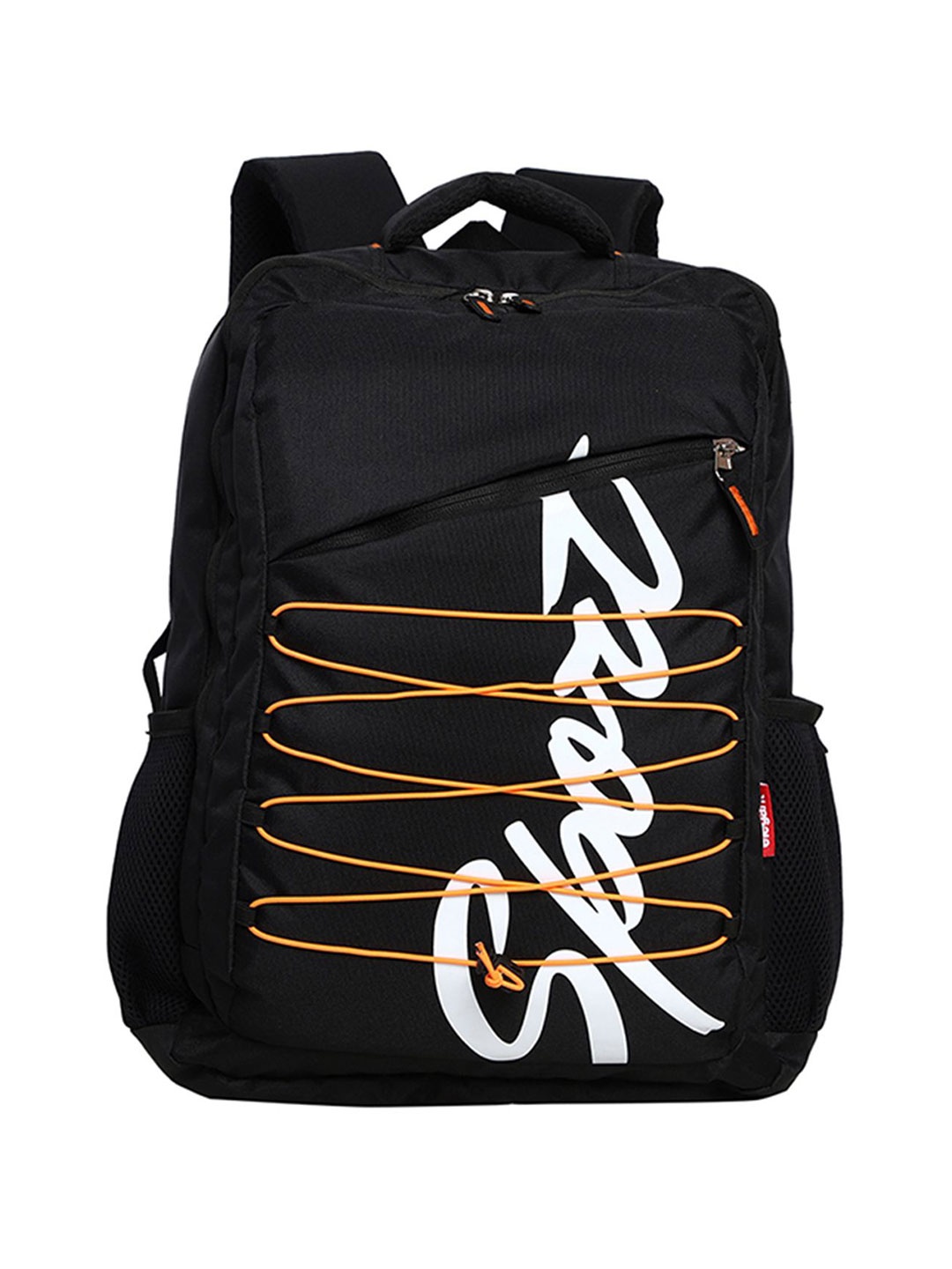 

Elegant Printed Sports Backpack, Black