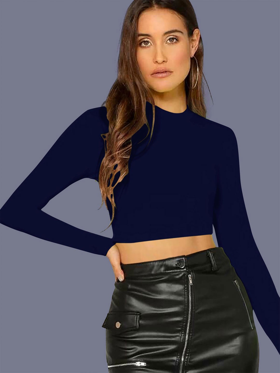 

Dream Beauty Fashion Solid Top, Navy blue
