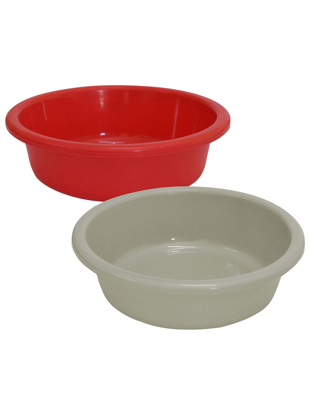 

Kuber Industries Red & Grey 2 Pieces Knead Dough Baskets 6L