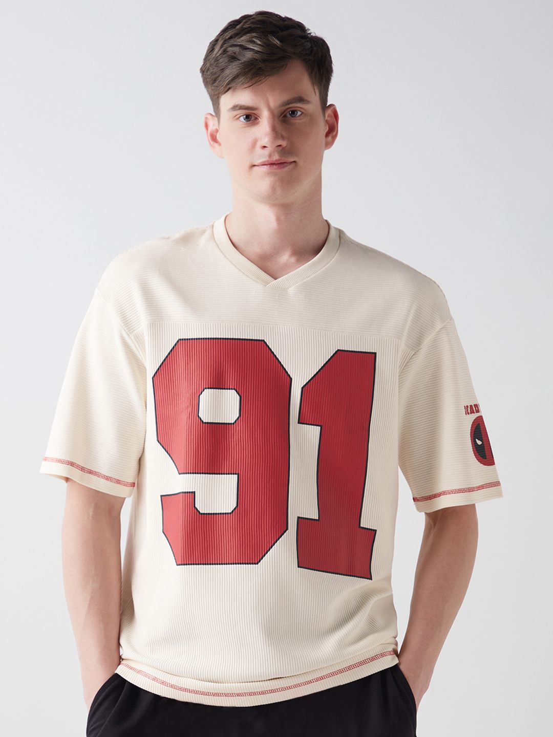 

Bewakoof Heavy Duty Men Printed T-shirt, Beige