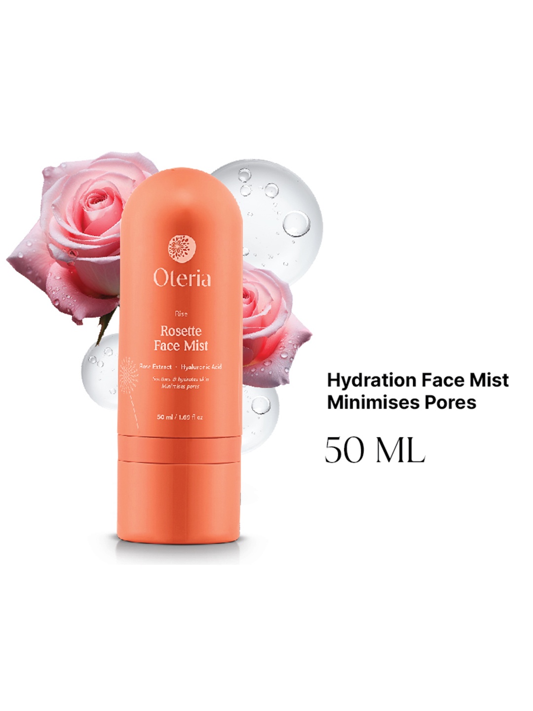 

Oteria Rossette Face Mist With Rose Extract - 50 ml, Orange