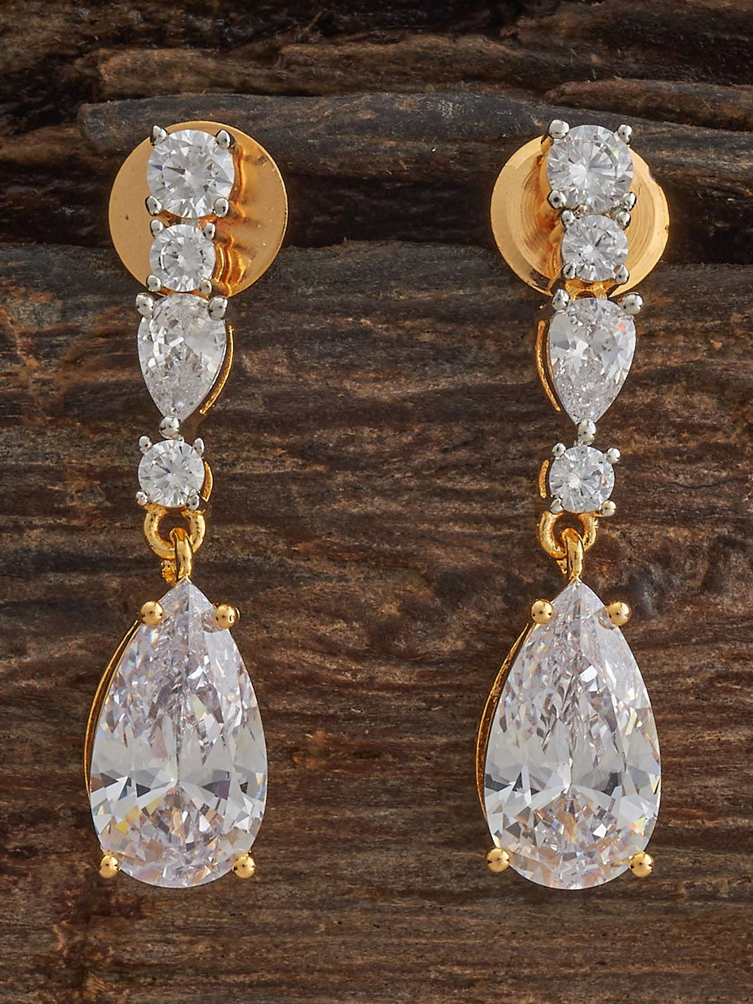 

Kushal's Fashion Jewellery Classic Drop Earrings, White