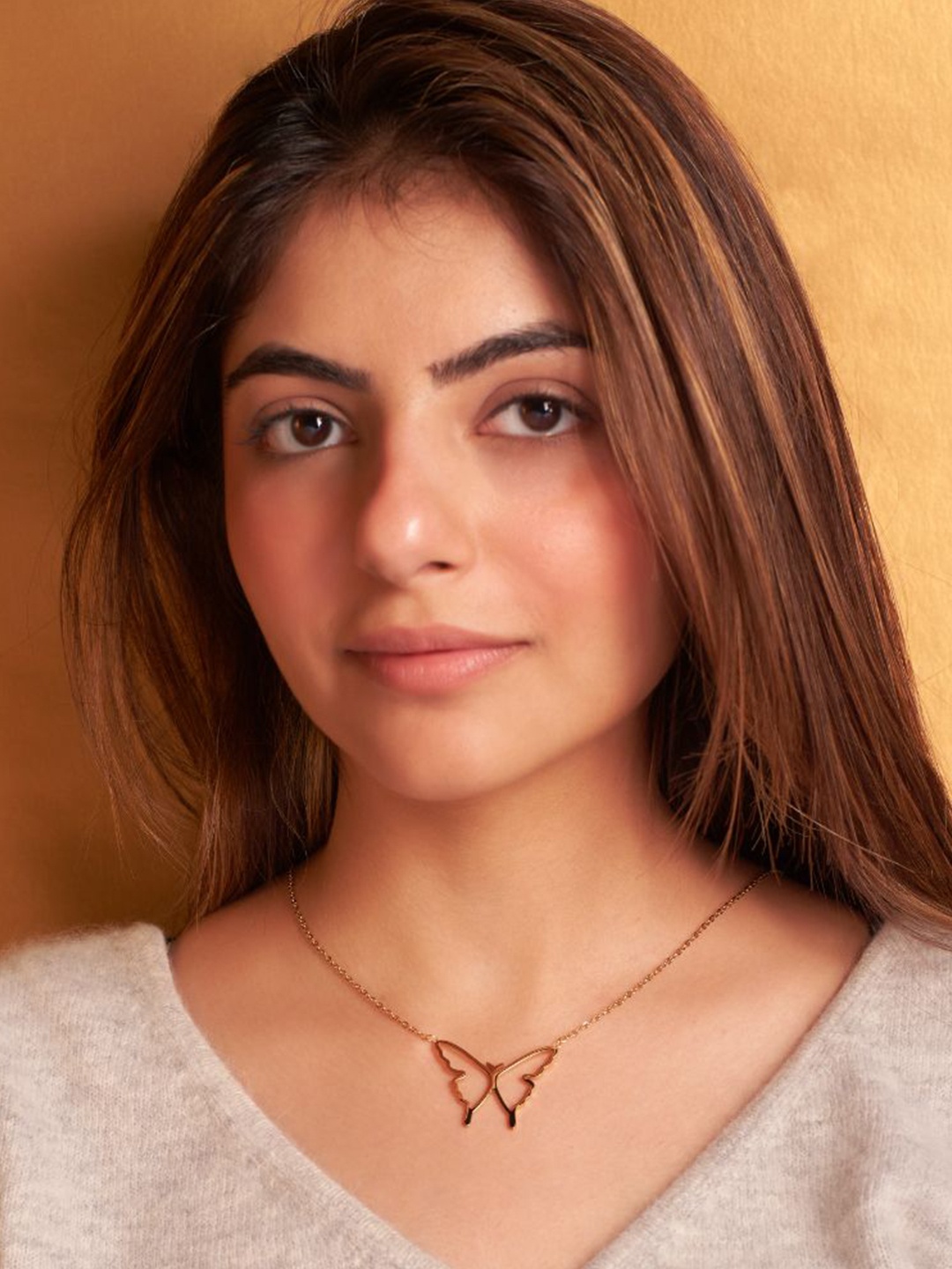 

SALTY Alloy Mariposa Necklace & Chain, Silver