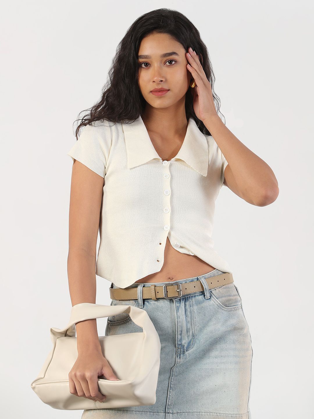 

SHOWOFF Top, Cream
