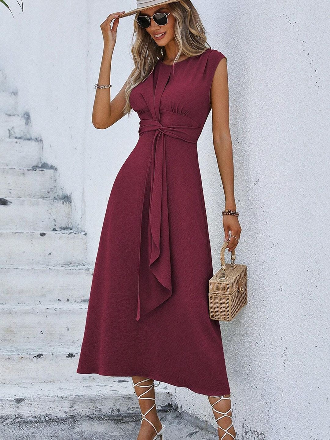 

JC Mode Maxi Midi Dress, Red