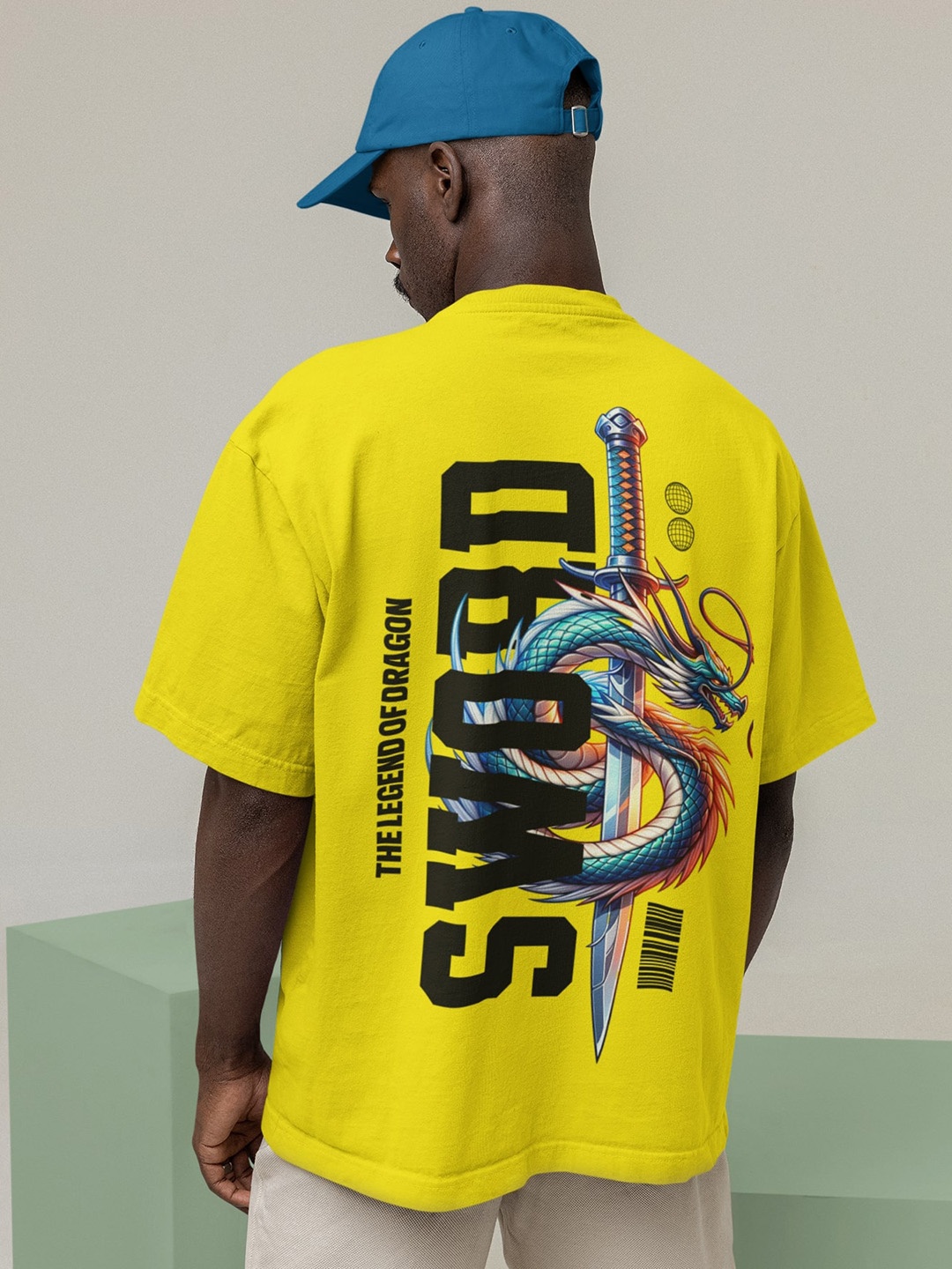 

Edyssa Men Printed T-shirt, Yellow