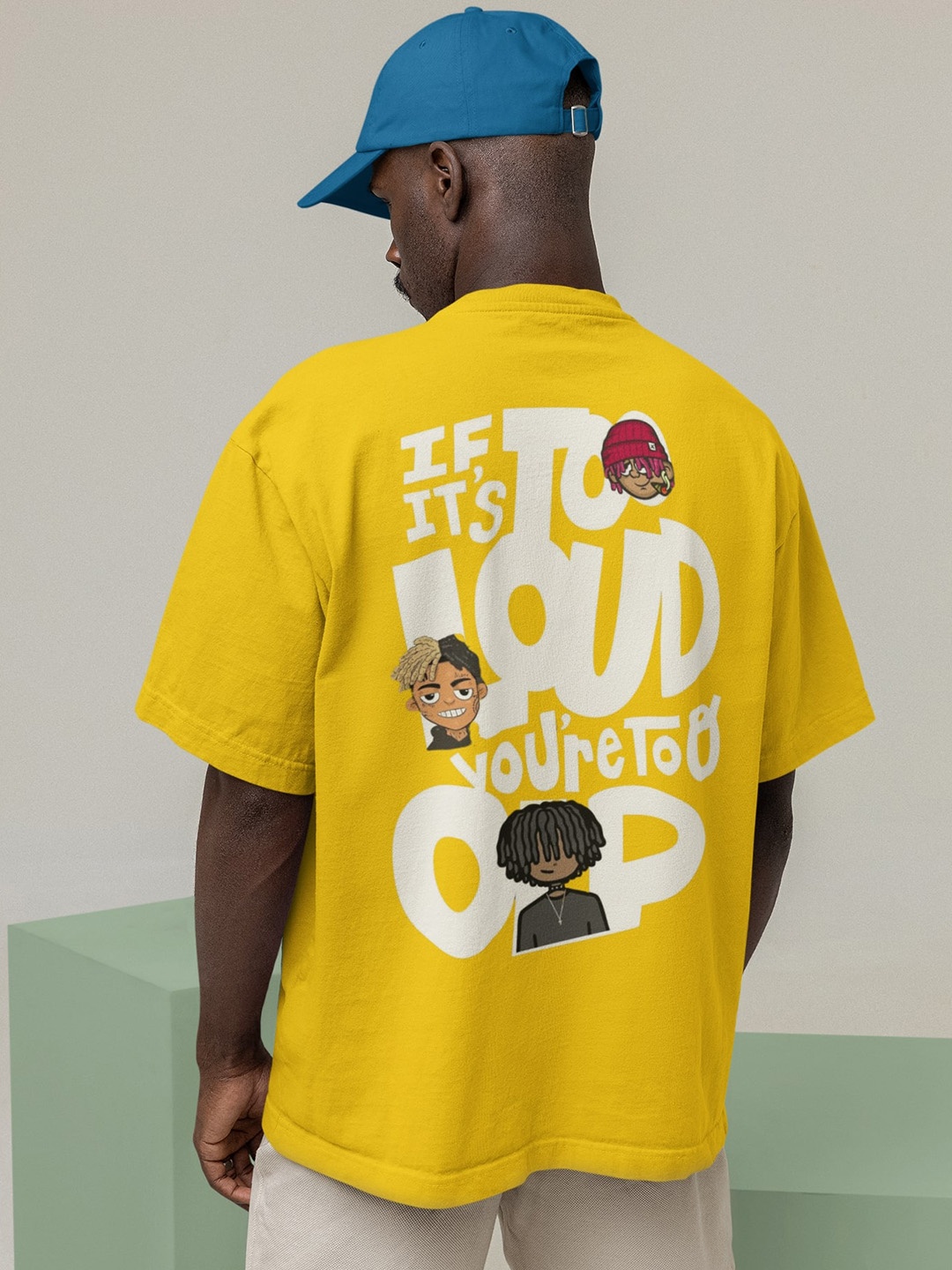

Edyssa Men Printed T-shirt, Yellow