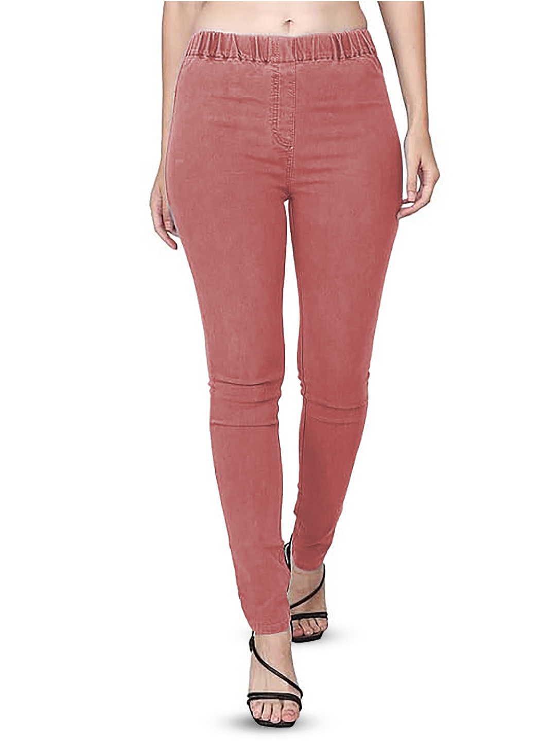 

Trusha Dresses Women Slim Fit Stretchable Jeans, Coral