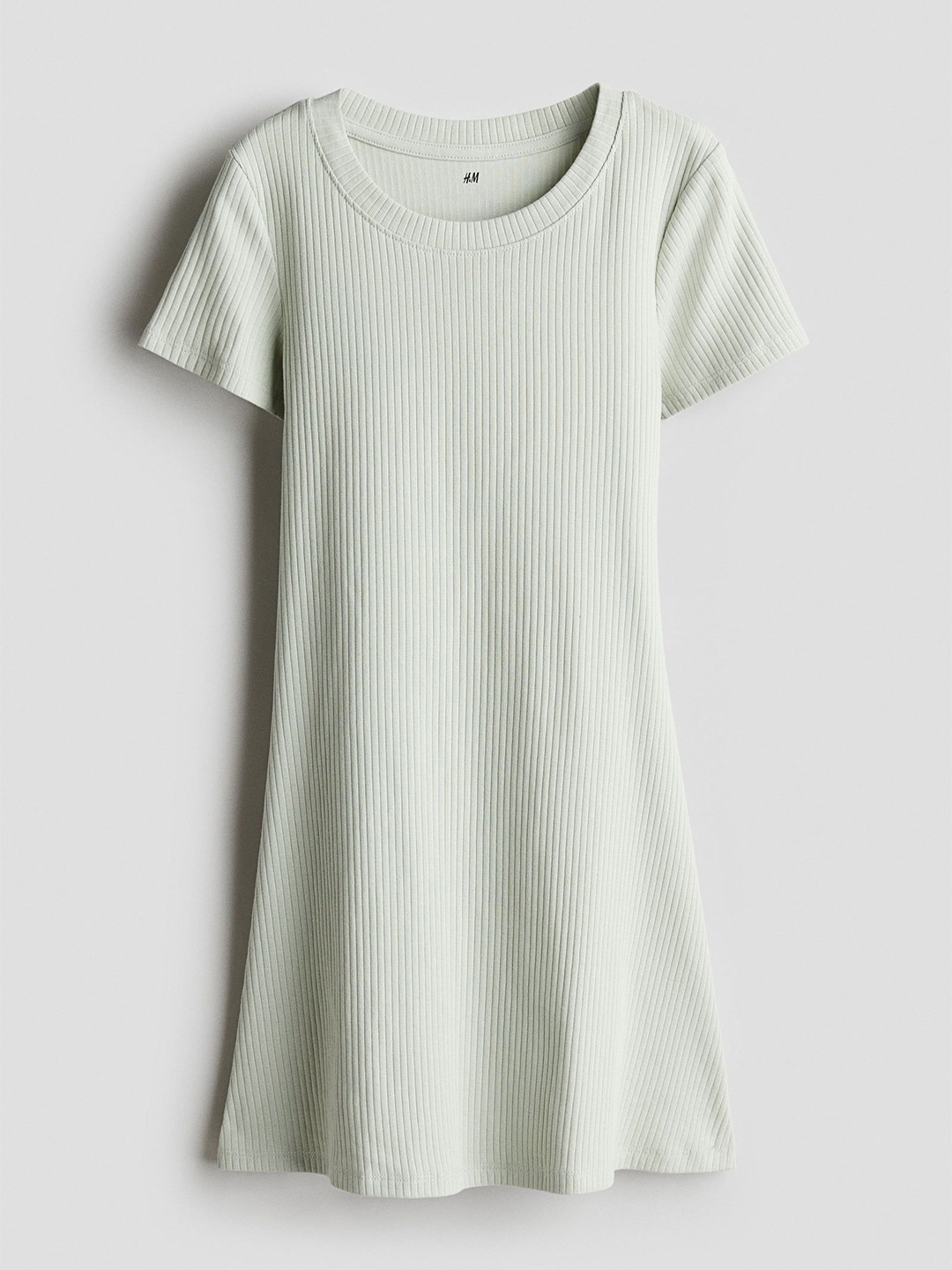 

H&M Short-Sleeved Jersey Dress, Green
