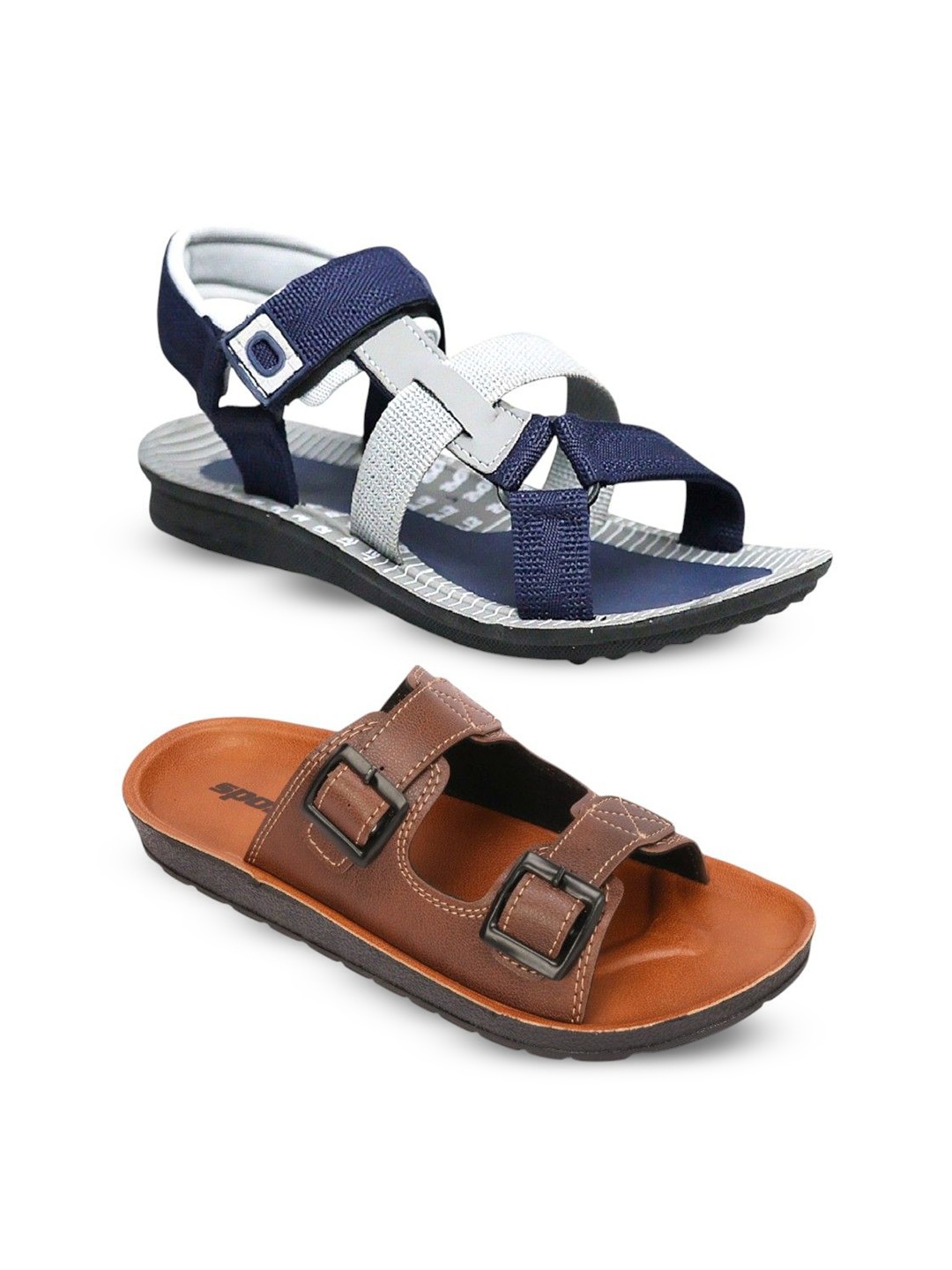 

ORVAX Men Comfort Sandals, Grey