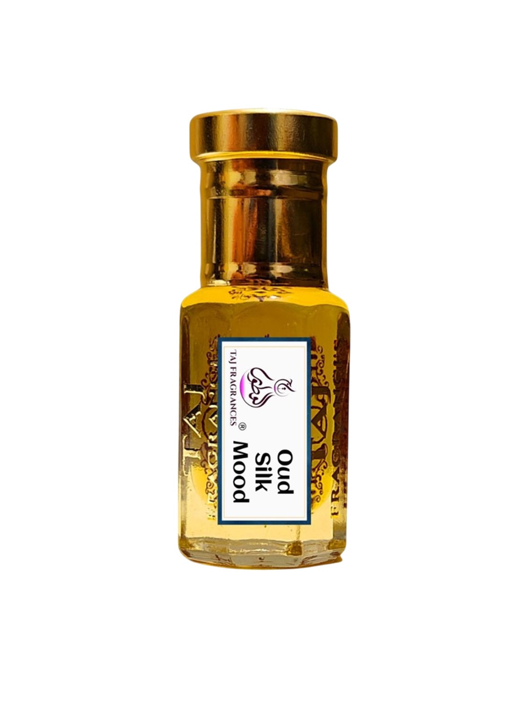 

Taj Fragrances Oud Silk Mood Long Lasting Alcohol Free Attar - 6 ml, Gold