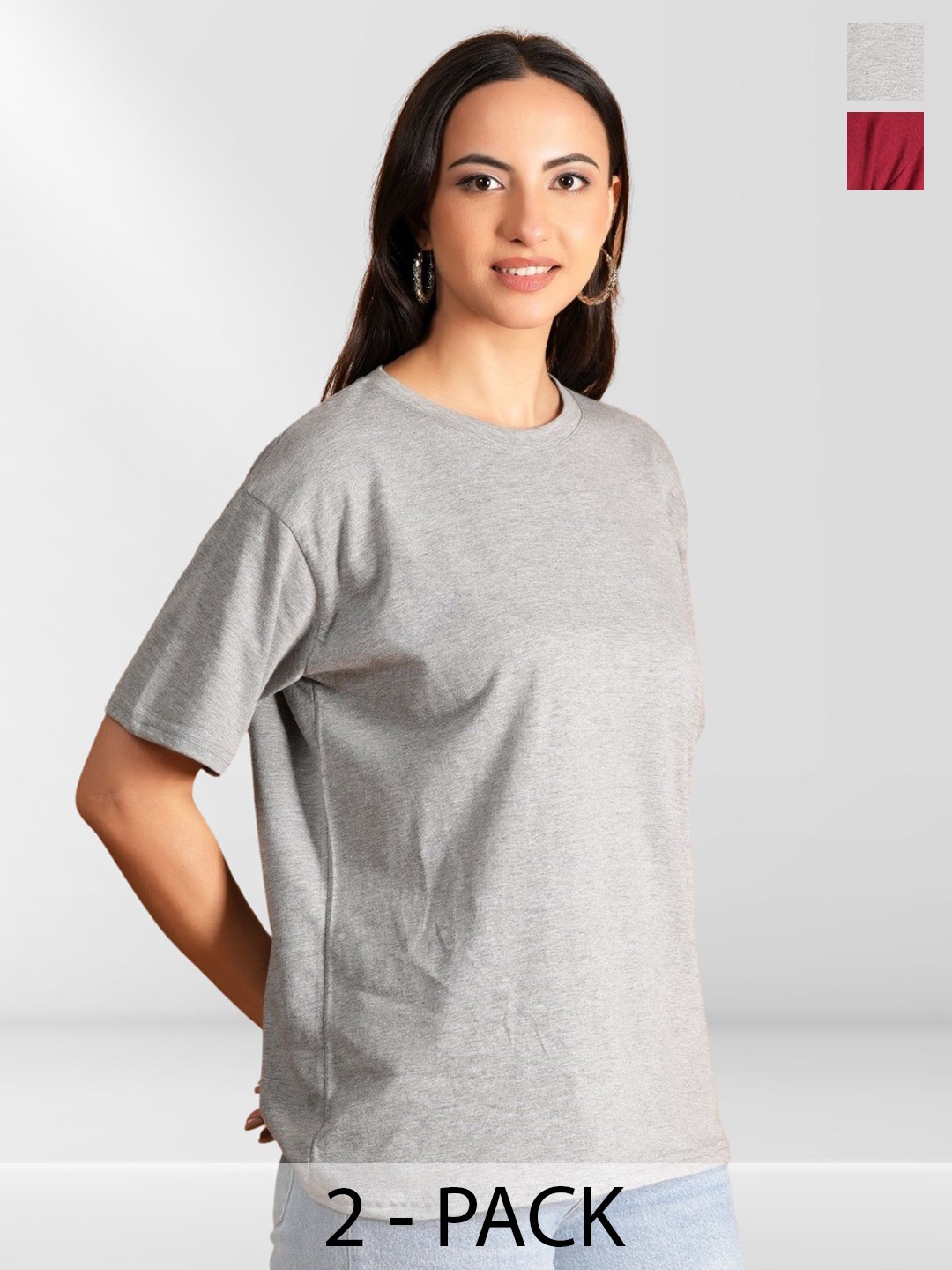 

NEYSA Women 2 Printed Pockets T-shirt, Multi