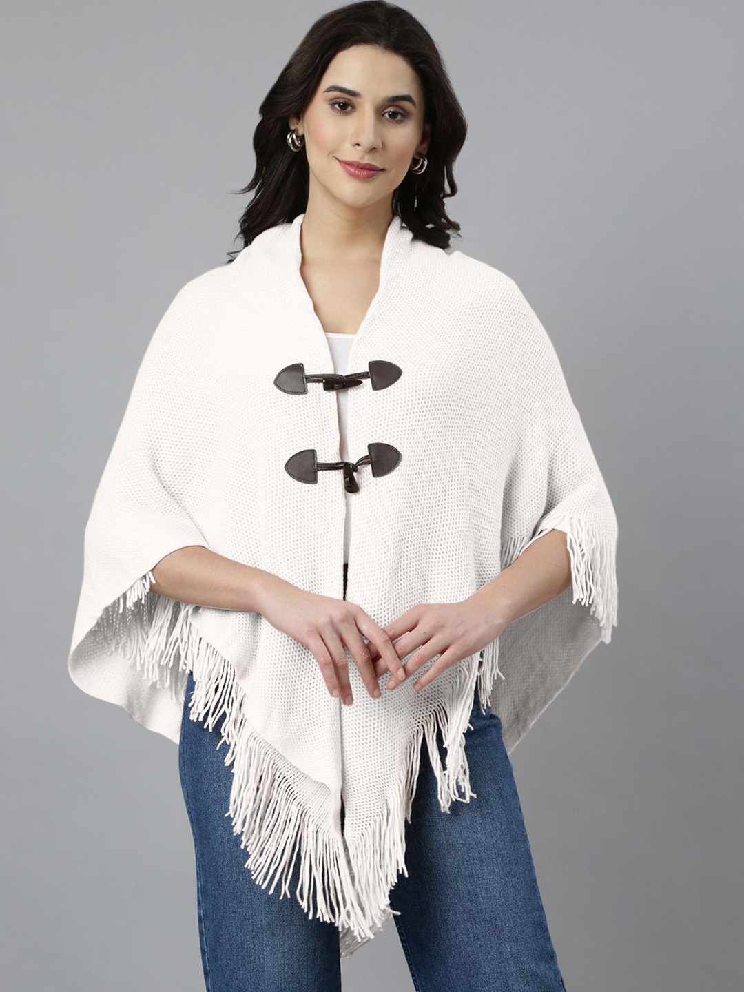 

SHOWOFF Women Poncho, White