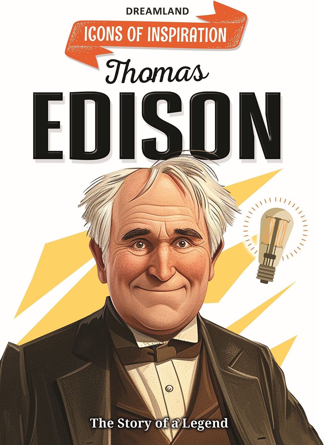 

Dreamland Thomas Edison - Inspiration Illustrated Biography Book, White
