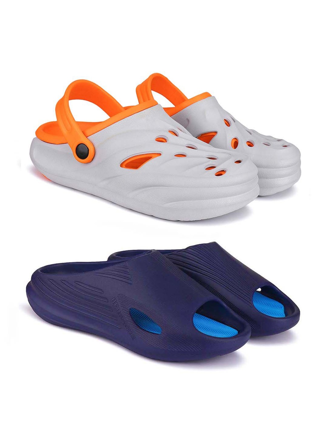 

BERSACHE Men Slip-On, Navy blue
