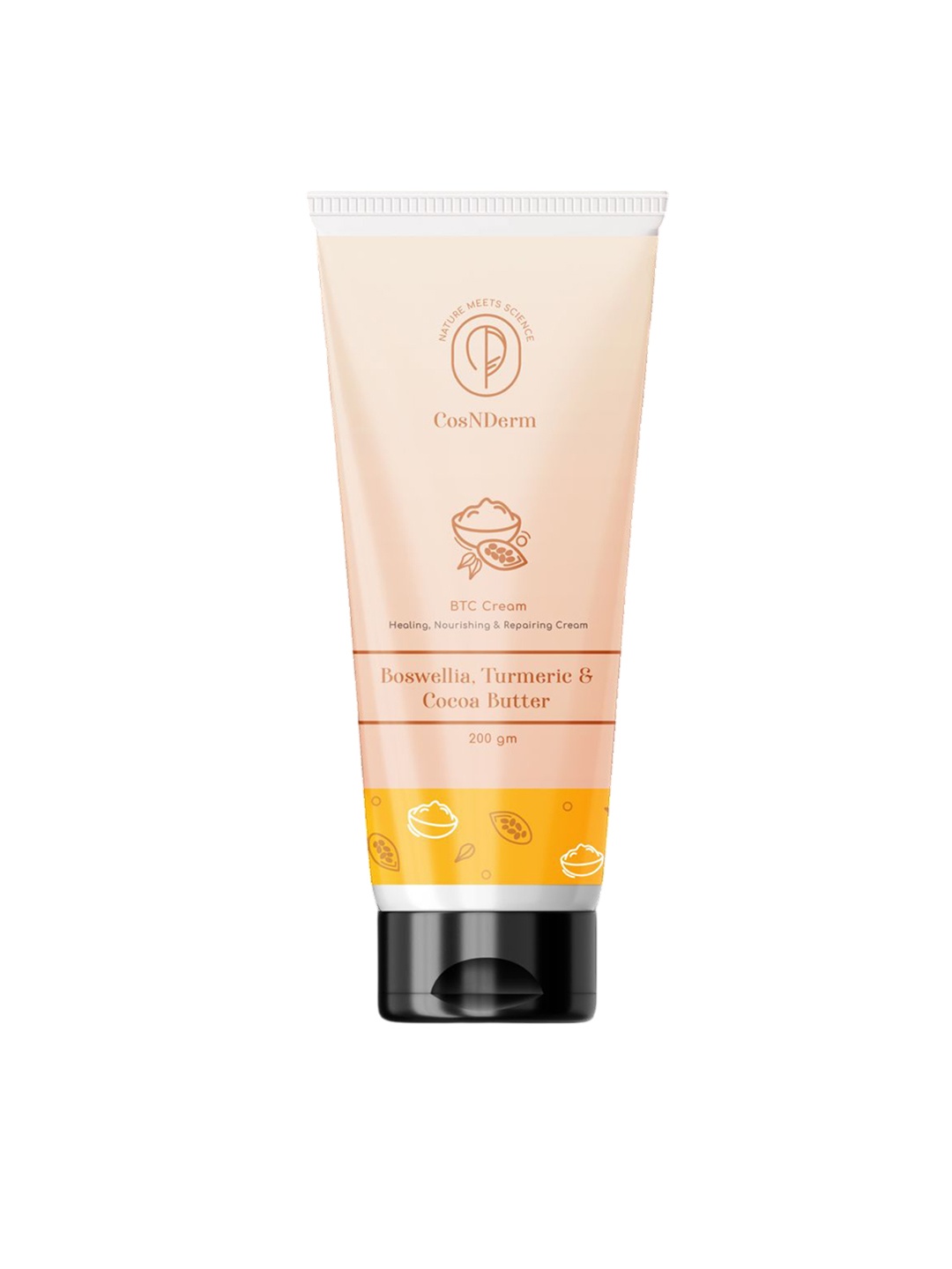 

Cosnderm BTC Cream With Boswellia Turmeric & Cocoa Butter For Nourishing - 200 g