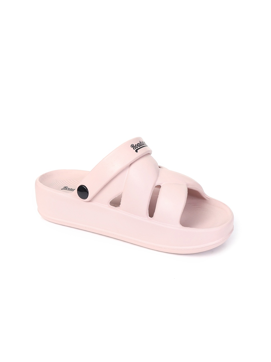 

The Roadster Lifestyle Co Women Lightweight Sliders, Pink