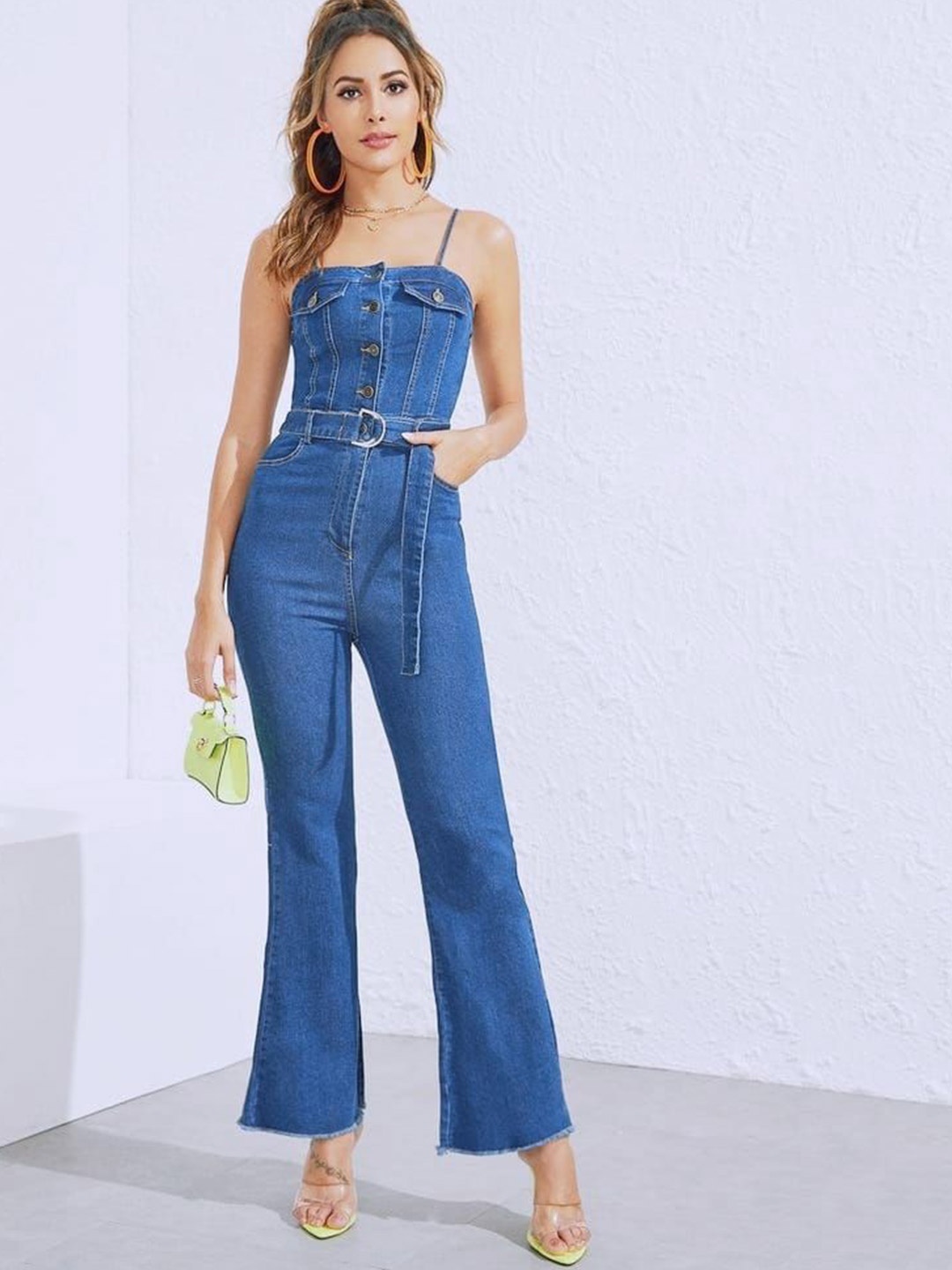 

HIGH BUY Basic Jumpsuit, Blue