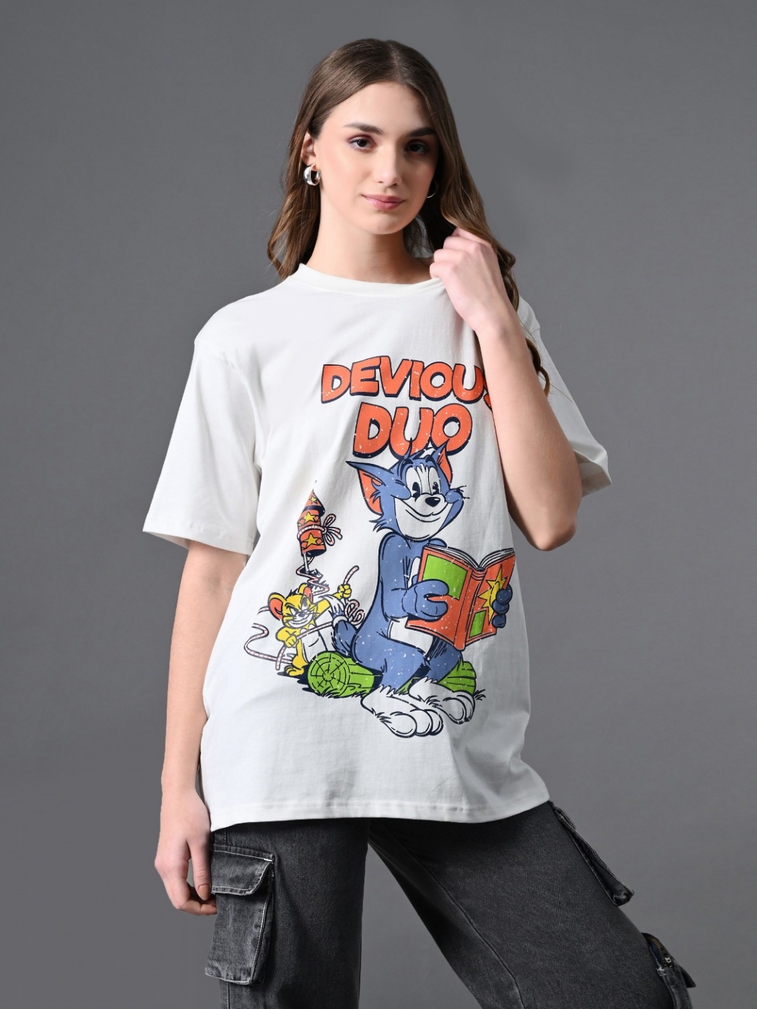 

CORSICA Women Printed Bio Finish T-shirt, White