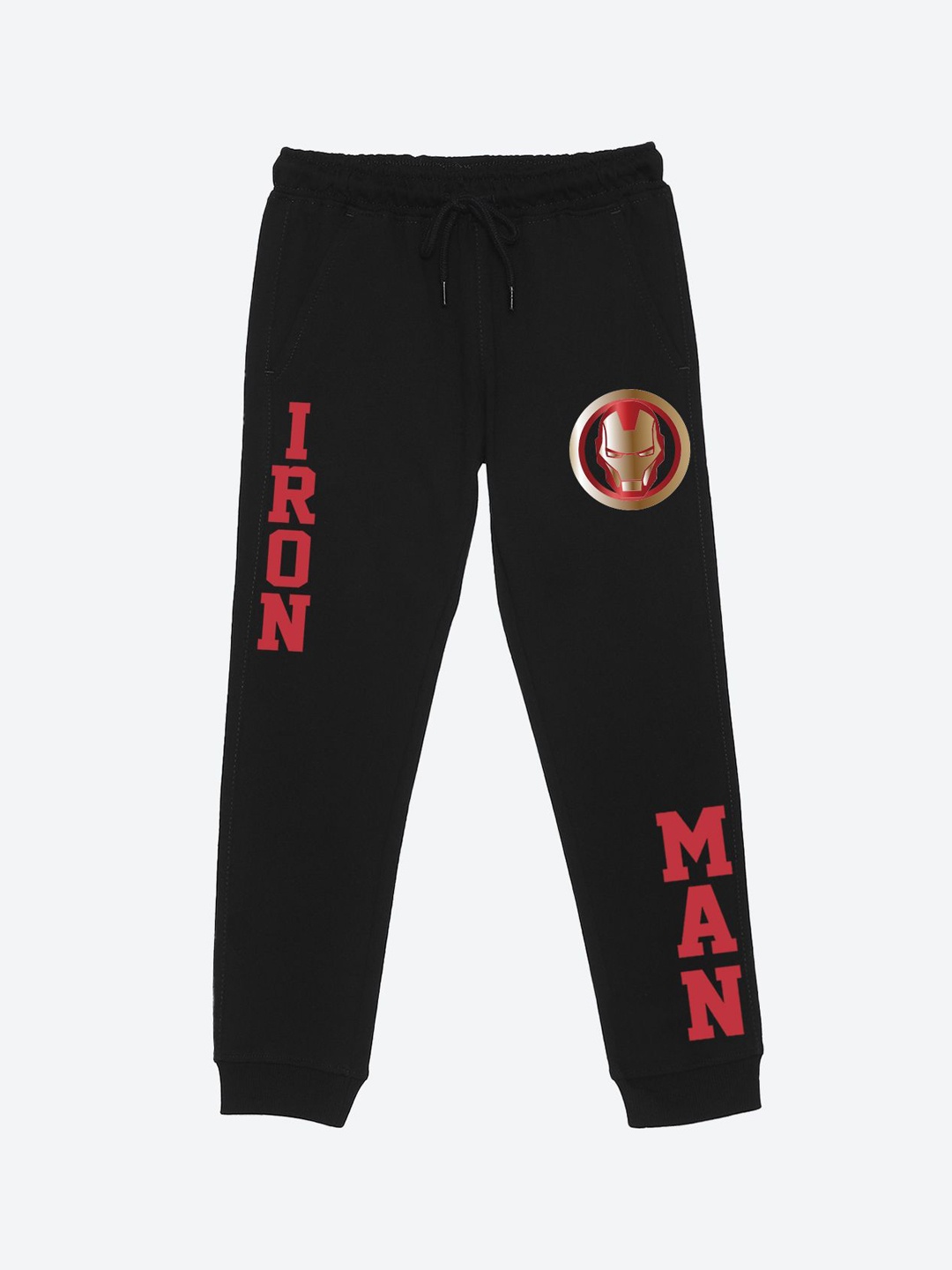 

Wear Your Mind Boys Printed Mid-Rise Joggers, Black