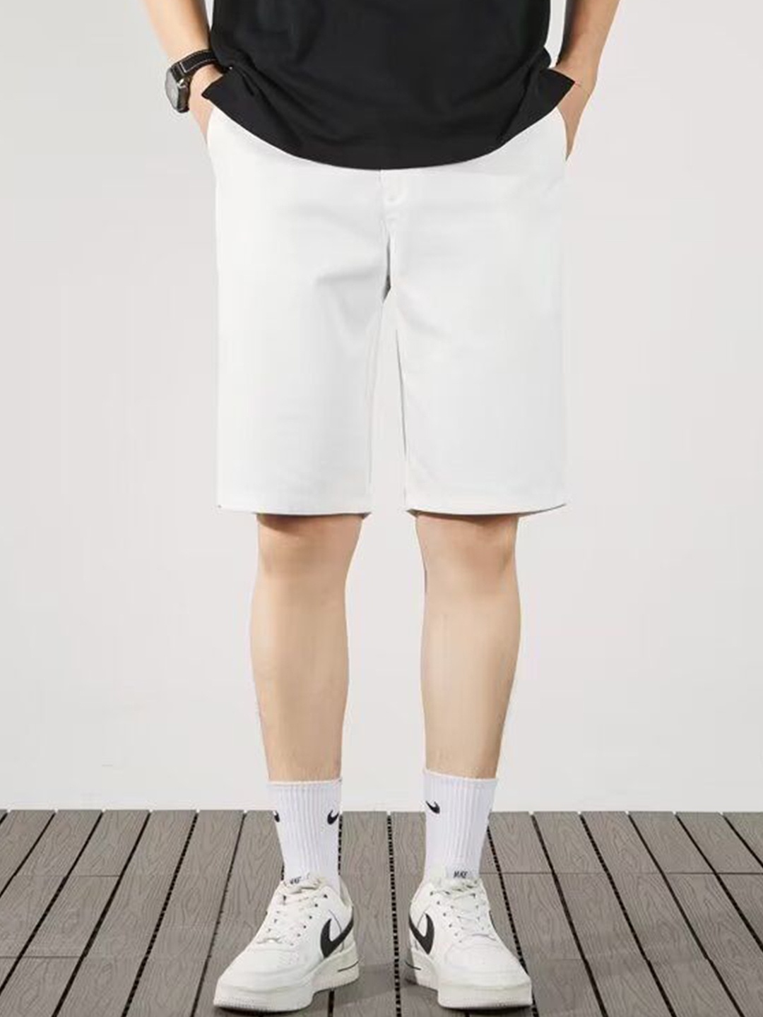 

StyleCast x Revolte Men Shorts, White