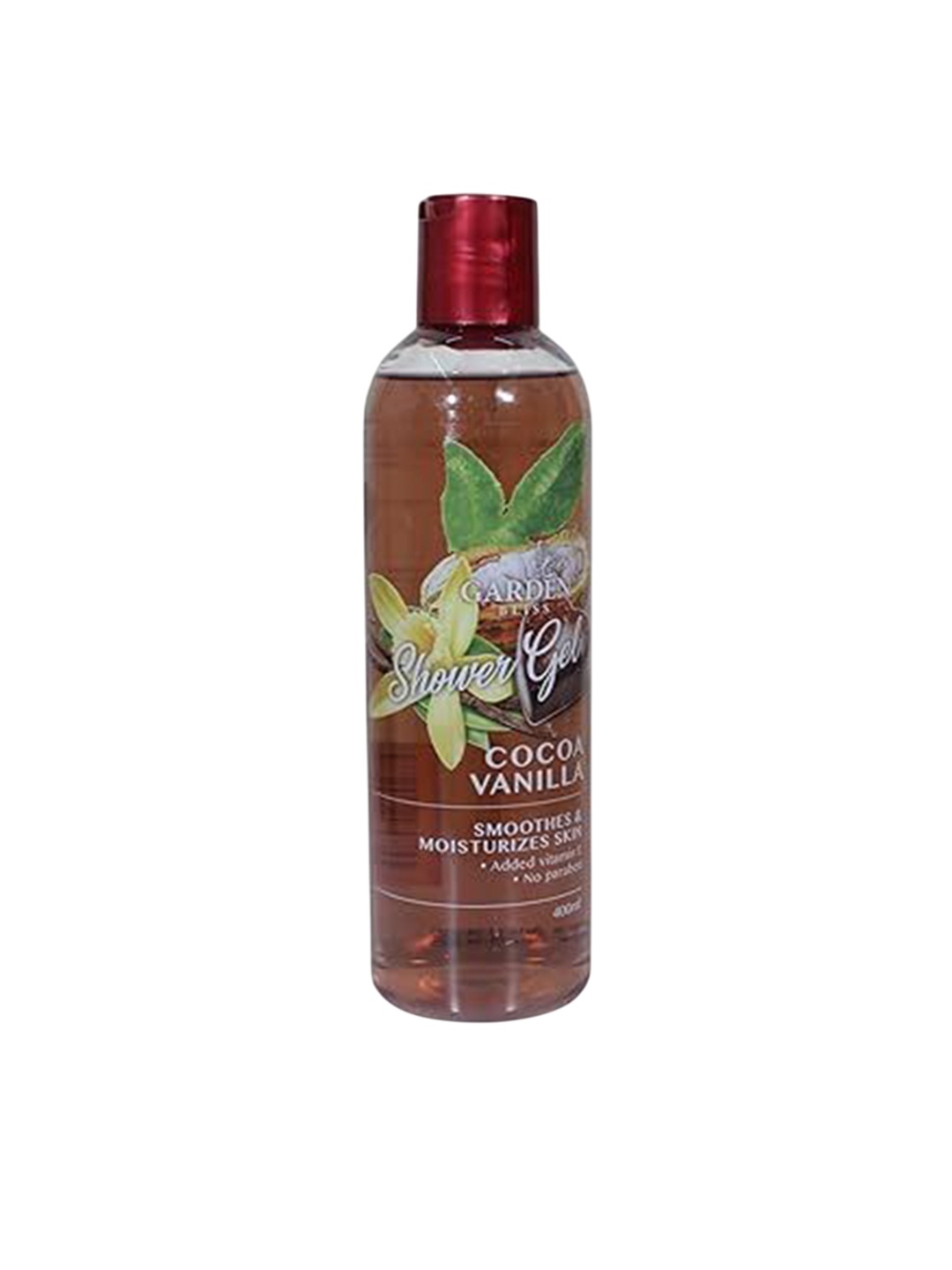 

Garden Bliss Cocoa Vanilla Vitamin E Shower Gel For Moisturizing - 400 ml, Brown