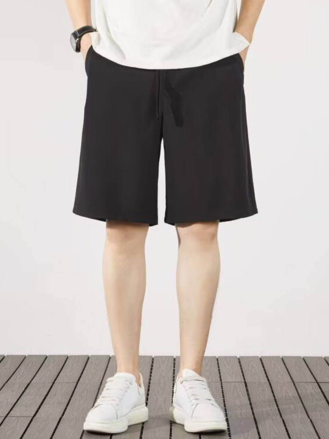 

StyleCast x Revolte Men Shorts, Black