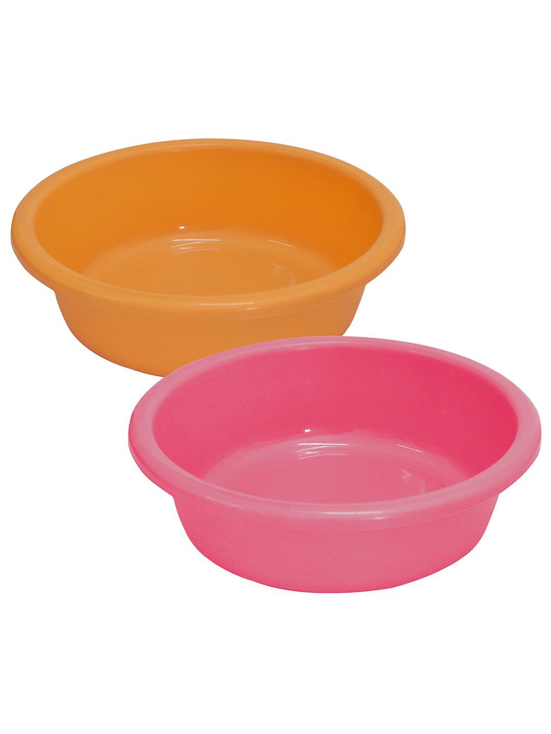 

Kuber Industries Yellow & Pink 2 Pieces Knead Dough Baskets 6L