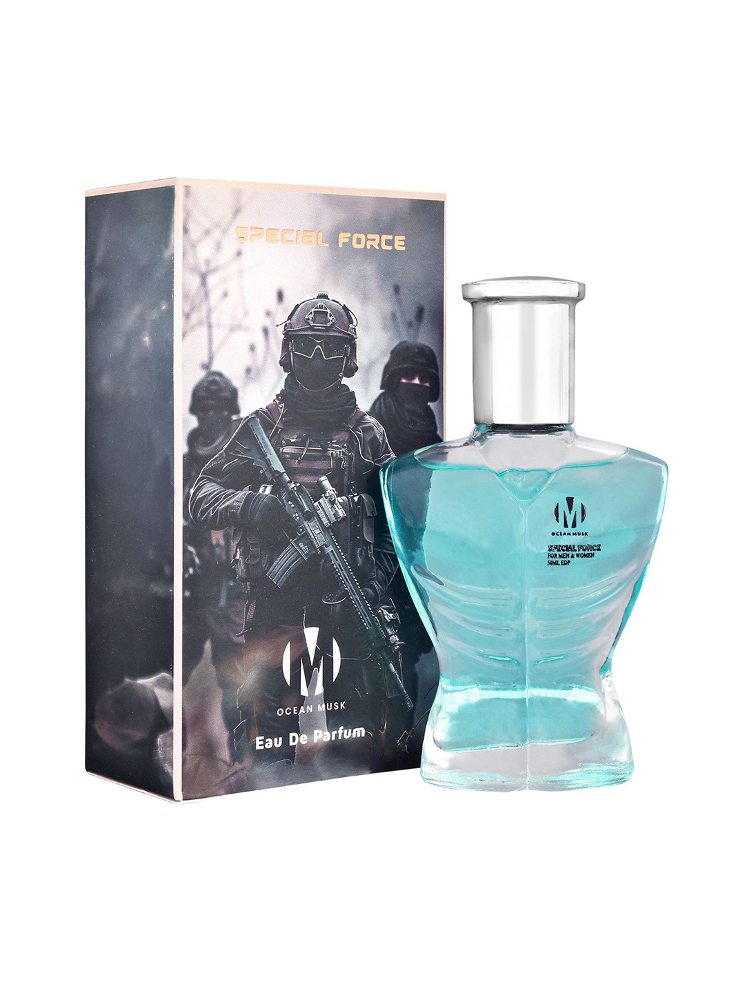 

Ocean Musk Special Force Long Lasting Eau De Parfum - 50 ml, Blue
