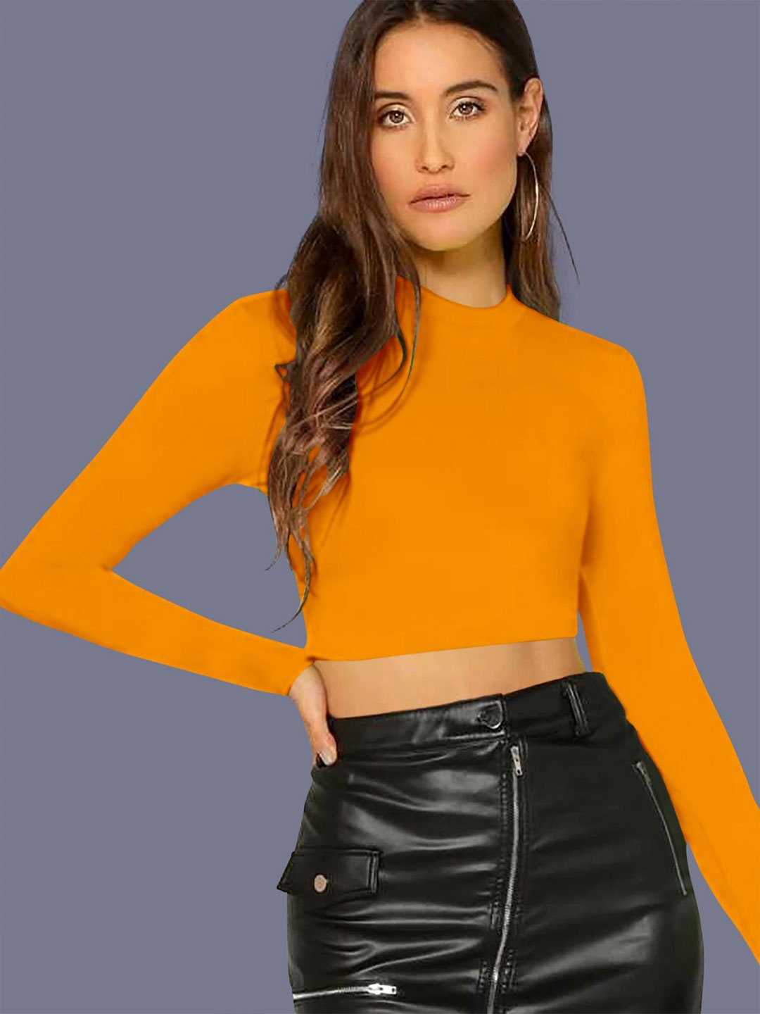 

Dream Beauty Fashion Women Fitted Crop Top, Yellow