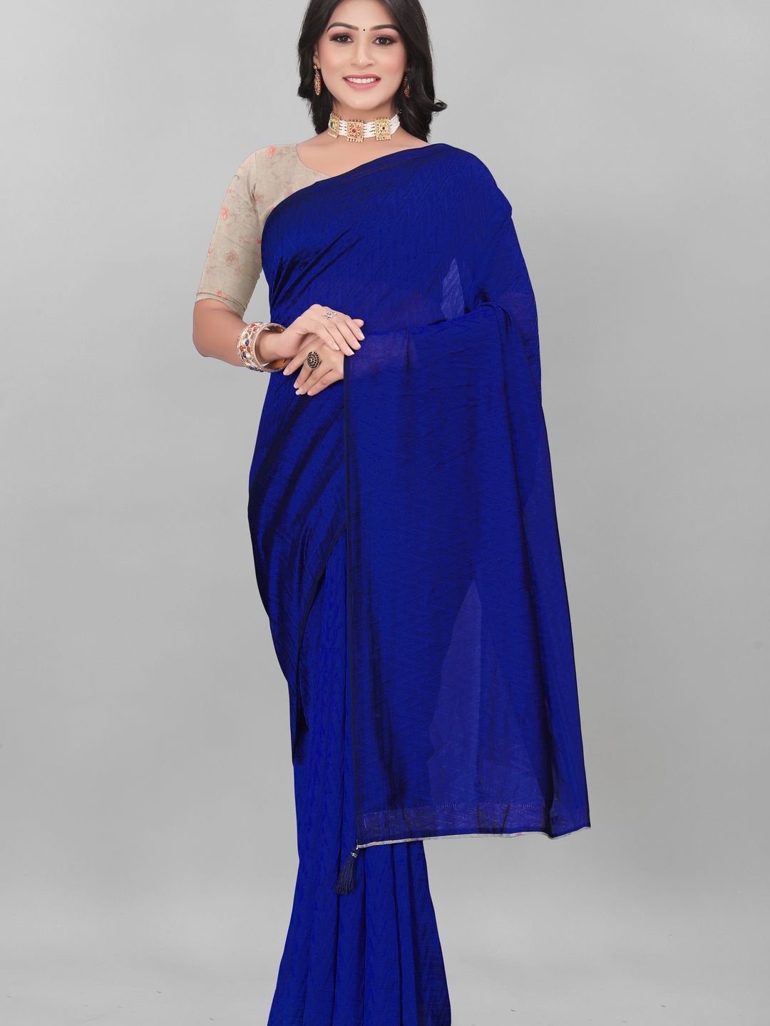 

Suha Art Silk Saree, Blue
