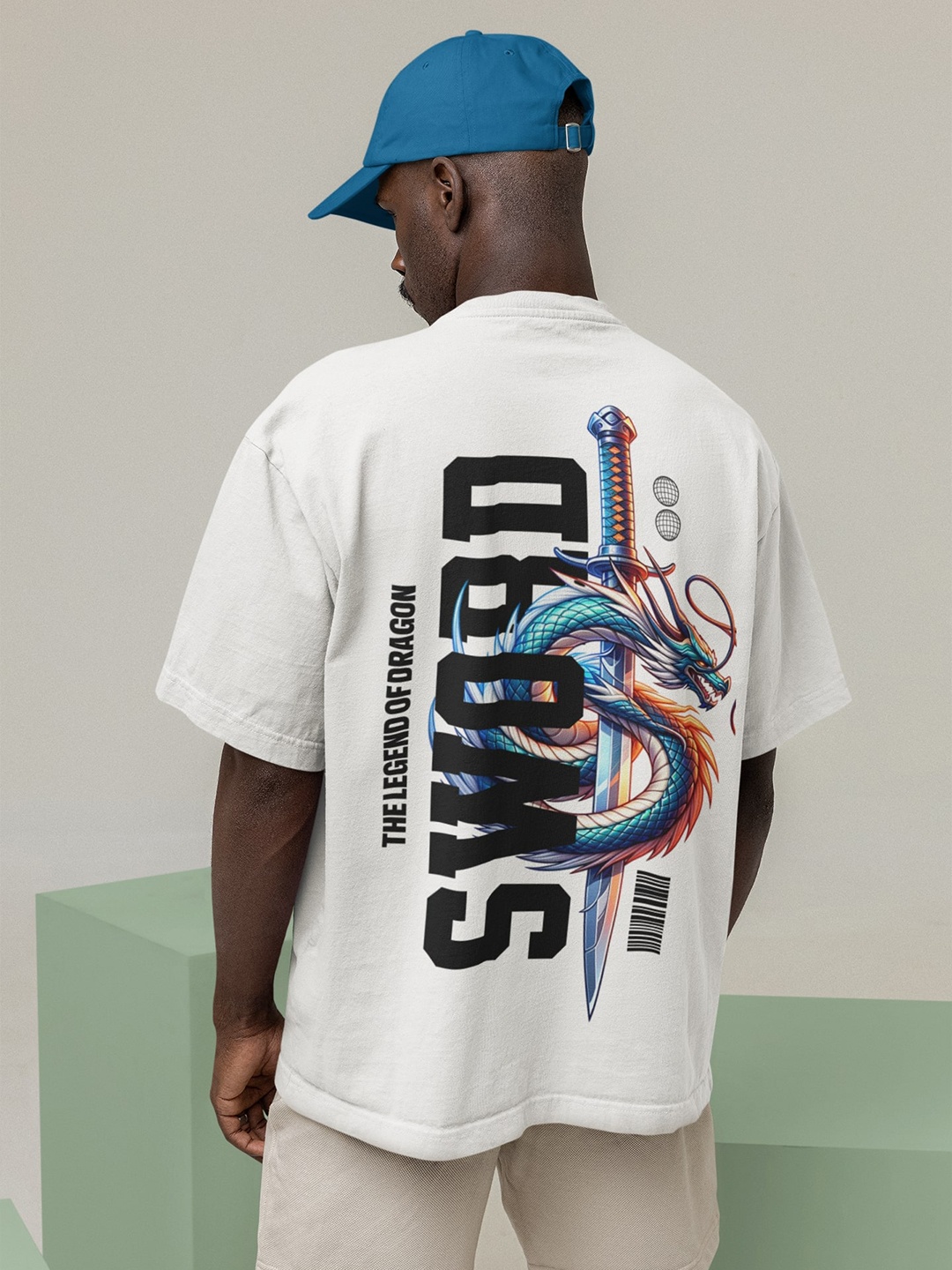 

Edyssa Men Printed T-shirt, White