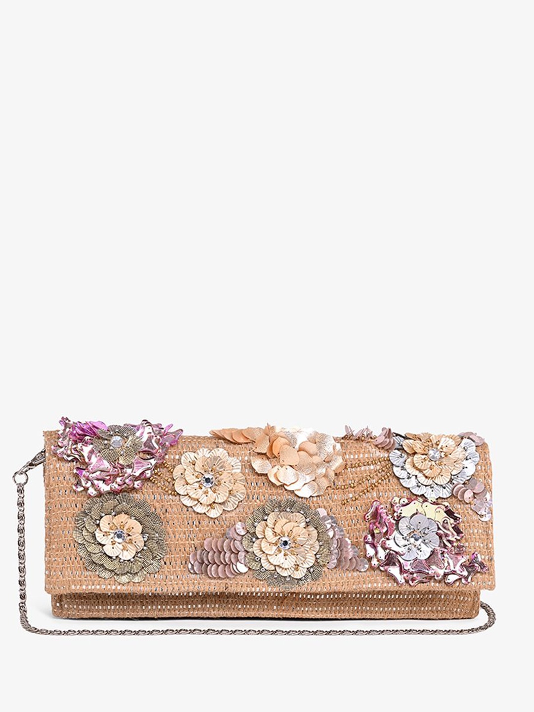 

Sangria Embellished Crossbody Bag, Beige